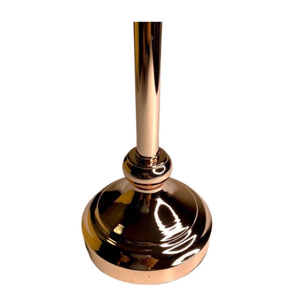 Blush/Rose Gold Acrylic Goblet Votive Candleholder - Picture 3 of 6